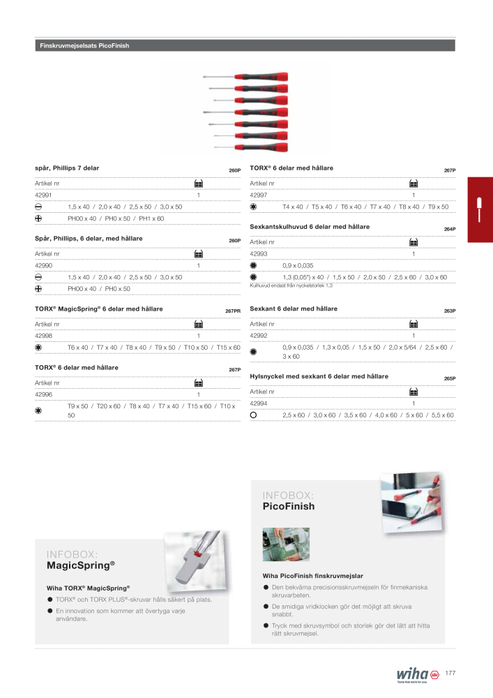 Wiha huvudkatalog NR.: 2393 - Strona 177