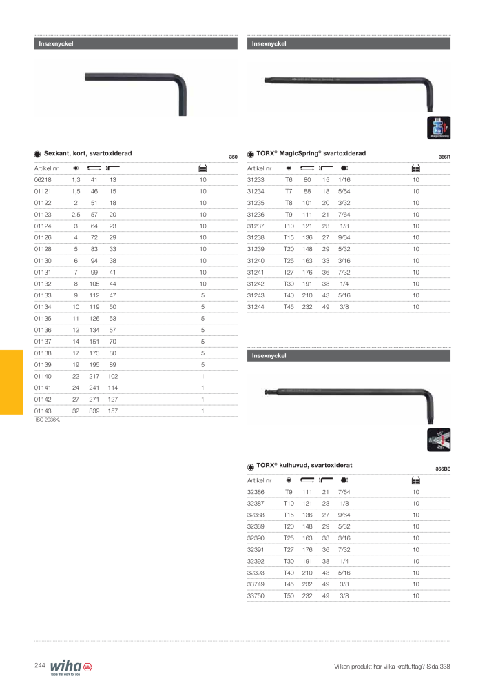 Wiha huvudkatalog NR.: 2393 - Strona 244