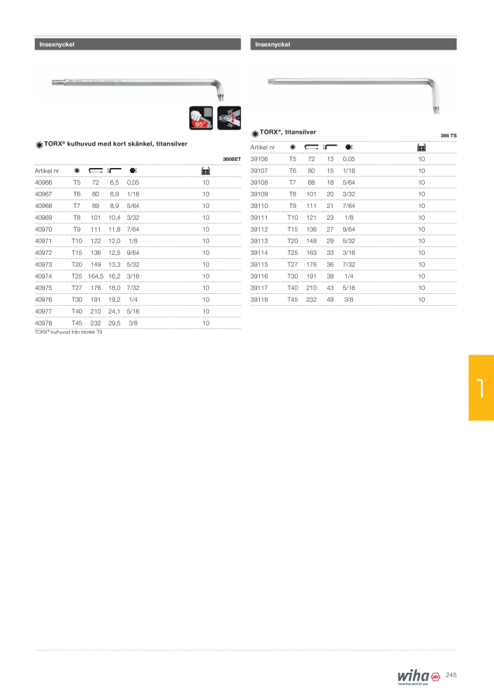 Wiha huvudkatalog NR.: 2393 - Strona 245