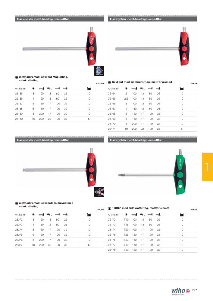 Wiha huvudkatalog NR.: 2393 - Strona 247