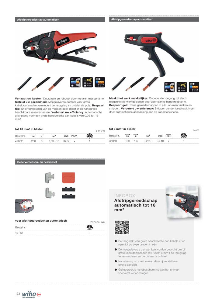 Wiha gereedschap voor de electricien NEJ.: 2394 - Sida 122