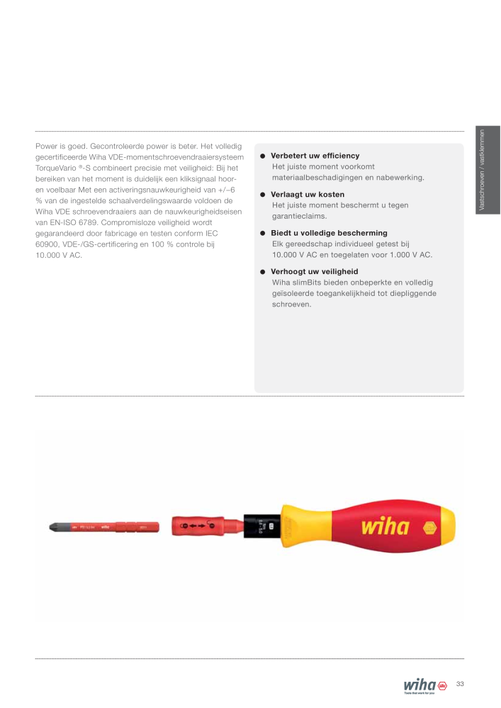 Wiha gereedschap voor de electricien NO.: 2394 - Page 33