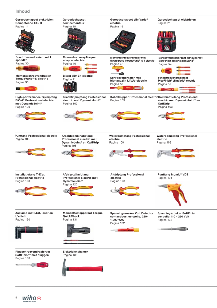 Wiha gereedschap voor de electricien NO.: 2394 - Page 8