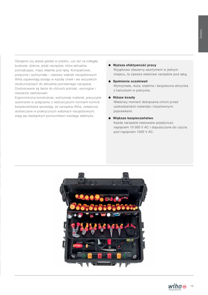 Wiha narzędzia dla elektryków NR.: 2396 - Side 13