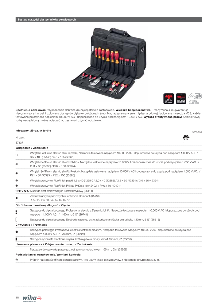 Wiha narzędzia dla elektryków n.: 2396 - Pagina 18
