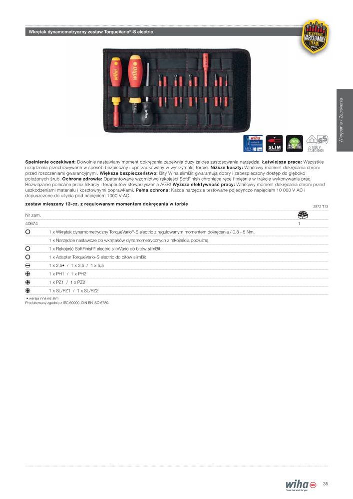 Wiha narzędzia dla elektryków n.: 2396 - Pagina 35