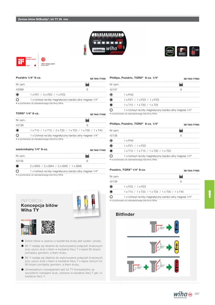 Katalog główny Wiha NR.: 2397 - Seite 257