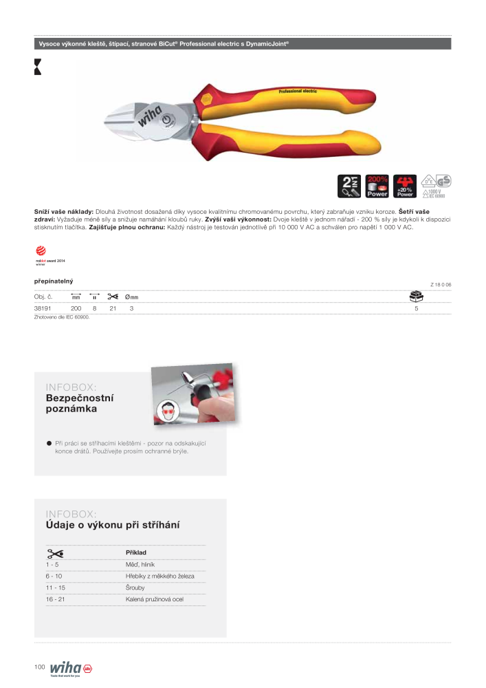 Wiha nástroje pro elektromechaniky NR.: 2398 - Strona 100