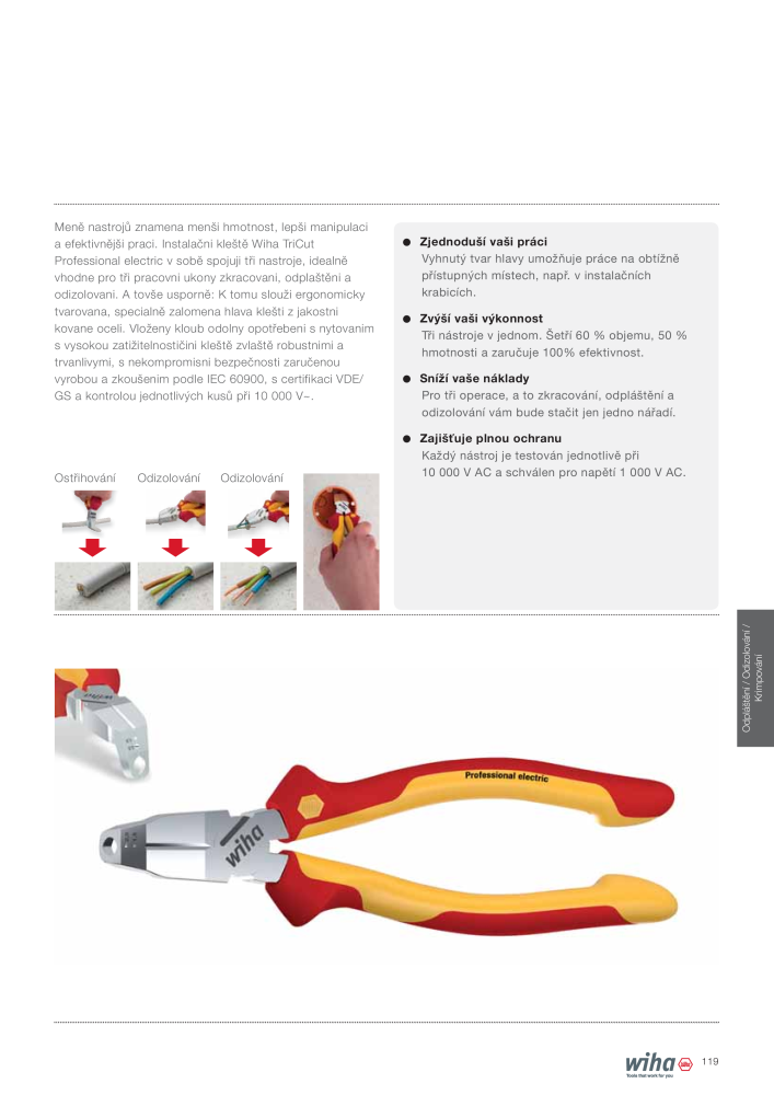 Wiha nástroje pro elektromechaniky Č. 2398 - Strana 119