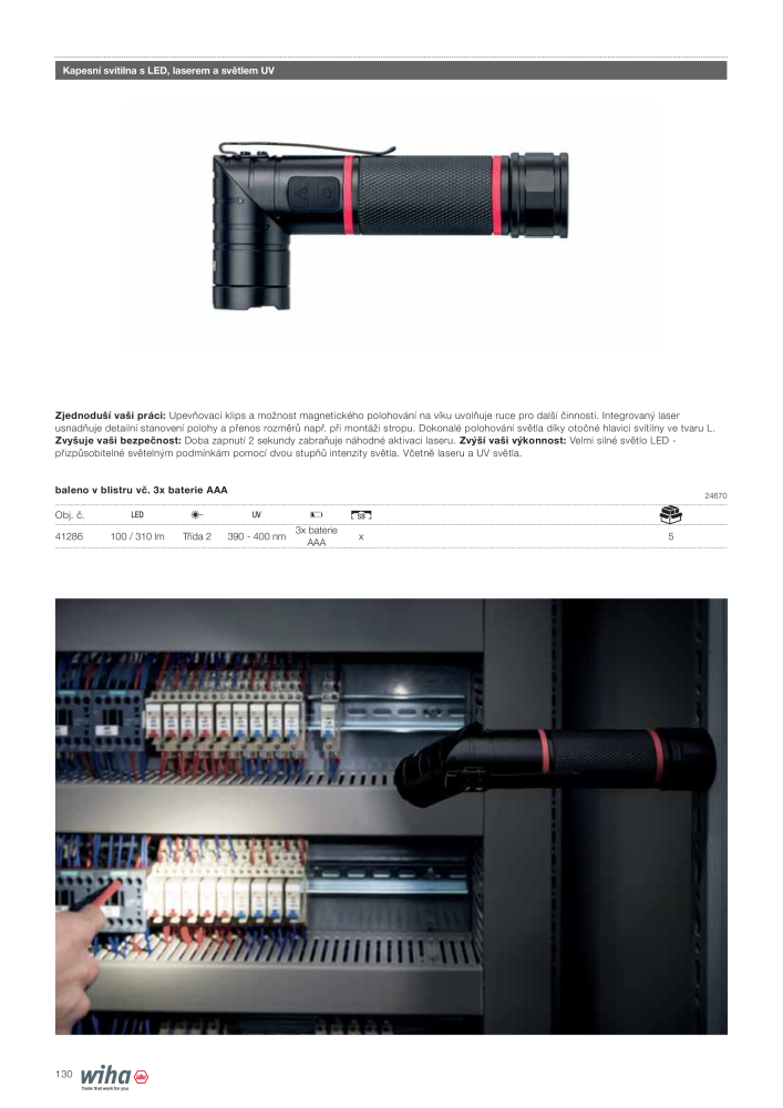 Wiha nástroje pro elektromechaniky Č. 2398 - Strana 130