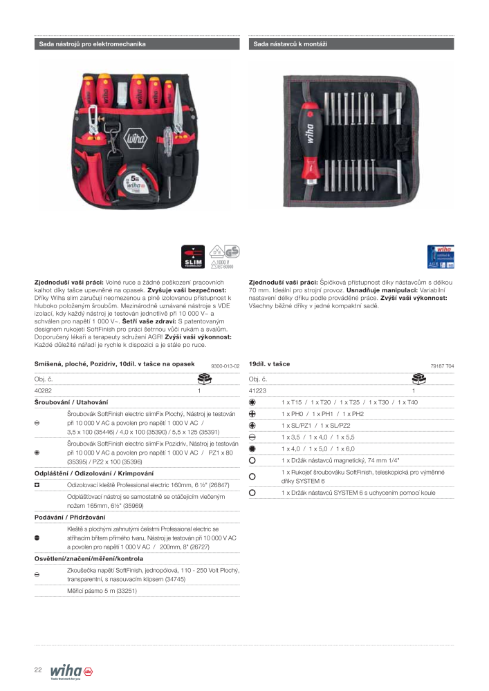 Wiha nástroje pro elektromechaniky NR.: 2398 - Pagina 22