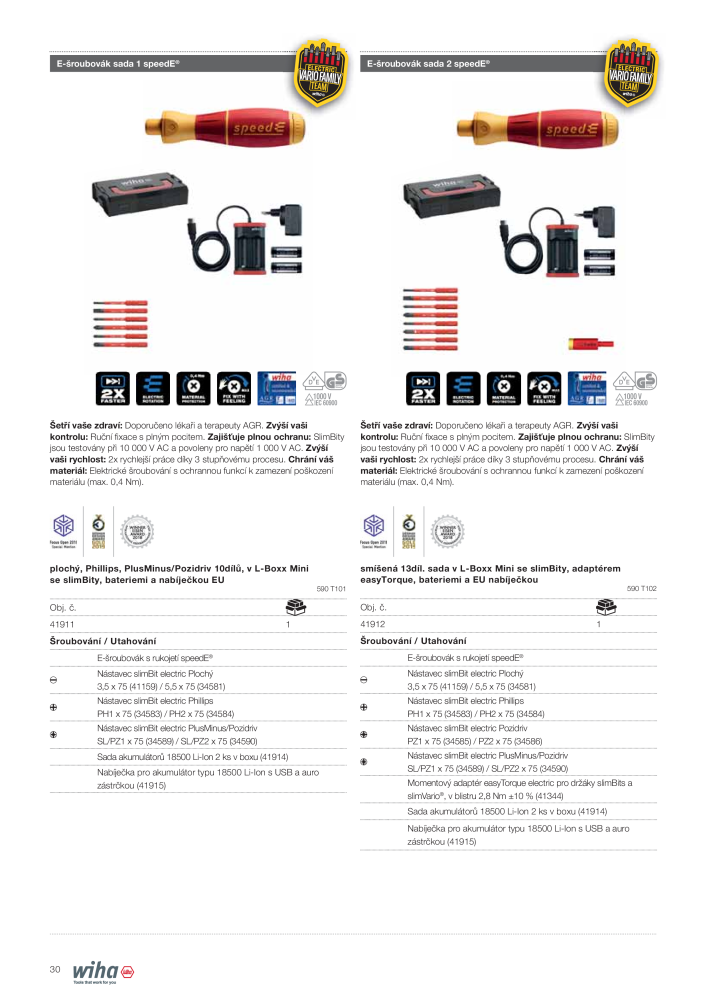 Wiha nástroje pro elektromechaniky NEJ.: 2398 - Sida 30