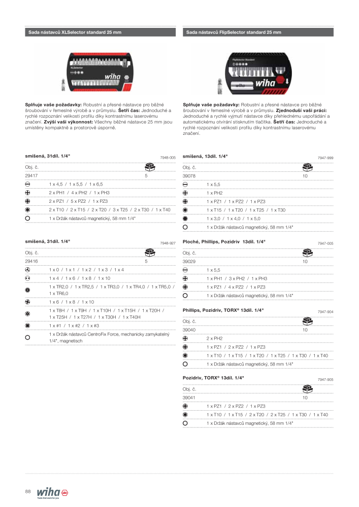 Wiha nástroje pro elektromechaniky NR.: 2398 - Side 88