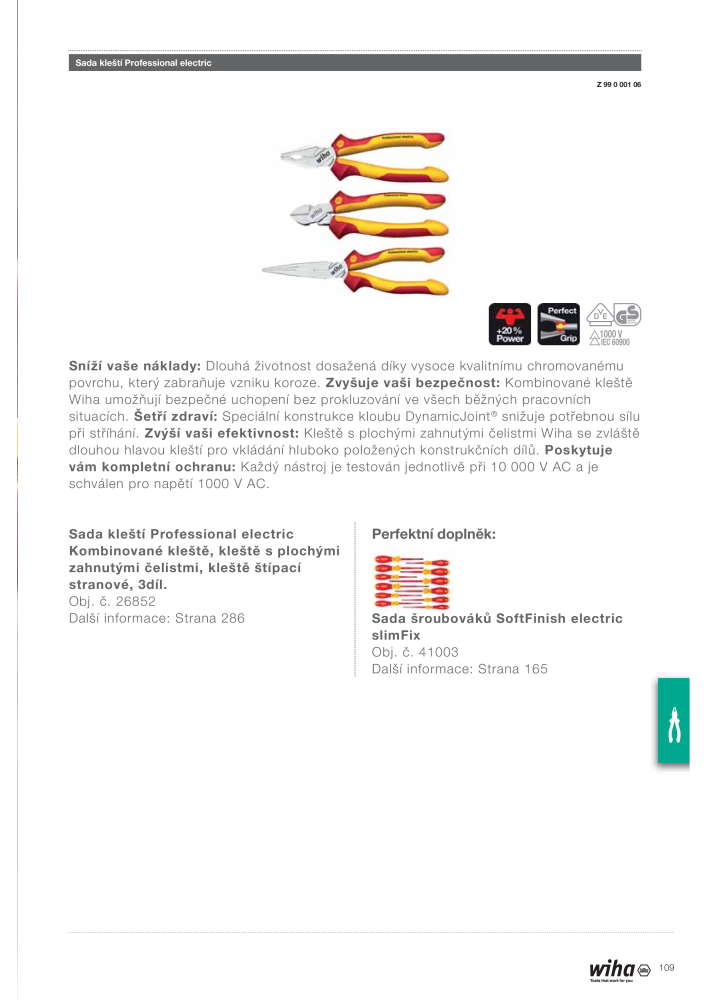 Hlavní katalog Wiha NO.: 2399 - Page 109