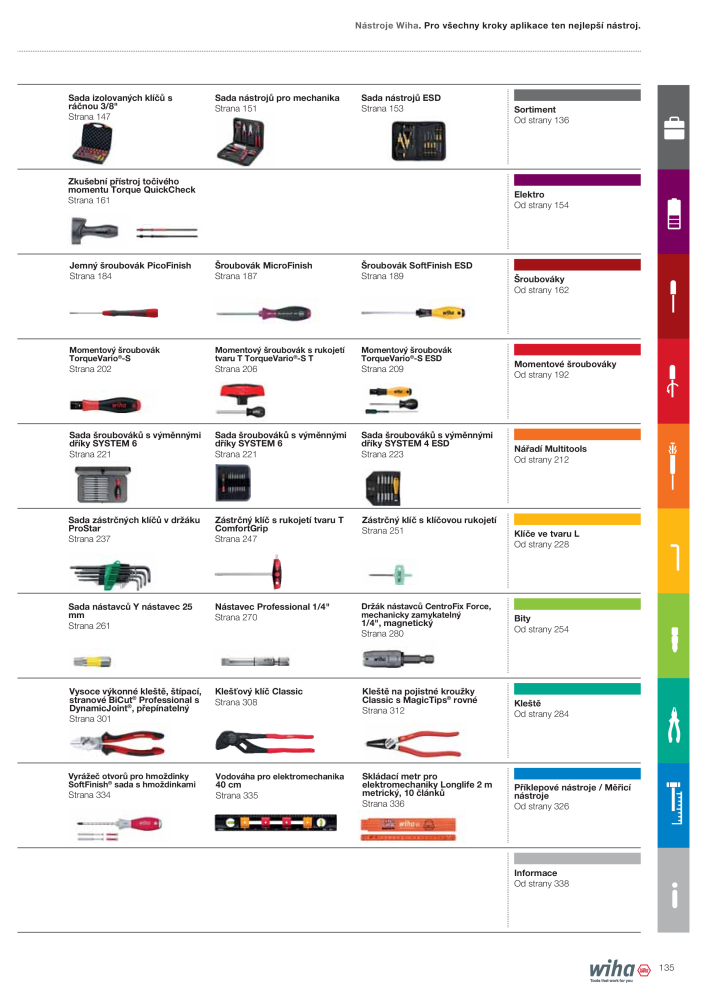 Hlavní katalog Wiha NO.: 2399 - Page 135