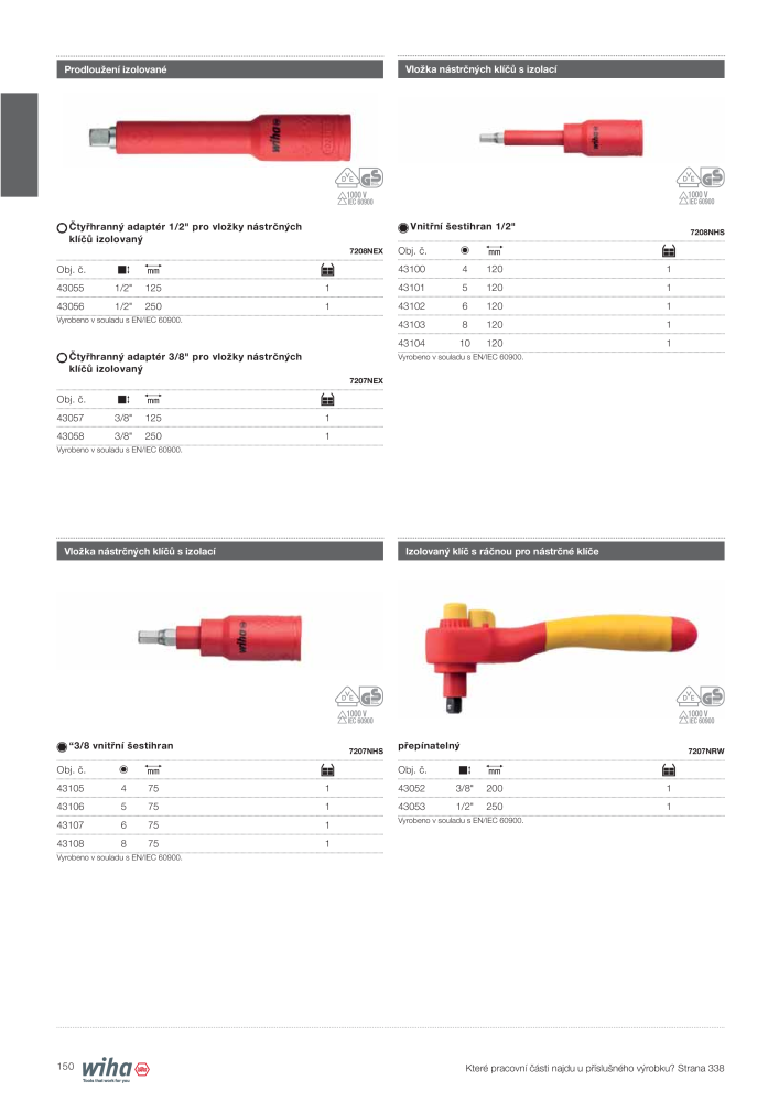 Hlavní katalog Wiha Č. 2399 - Strana 150