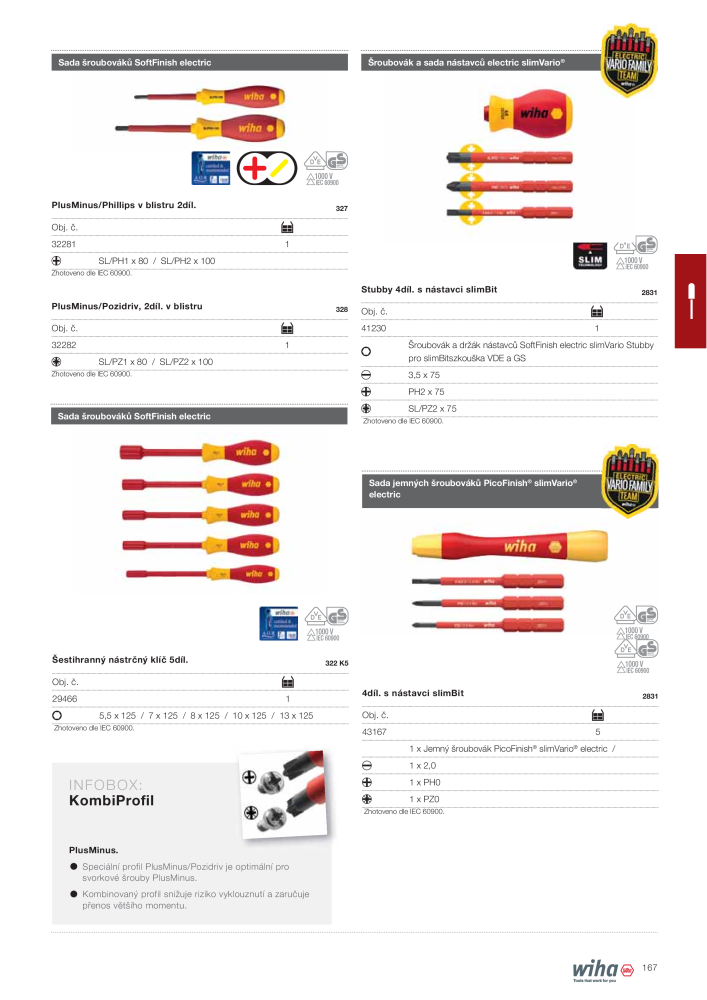 Hlavní katalog Wiha NR.: 2399 - Side 167