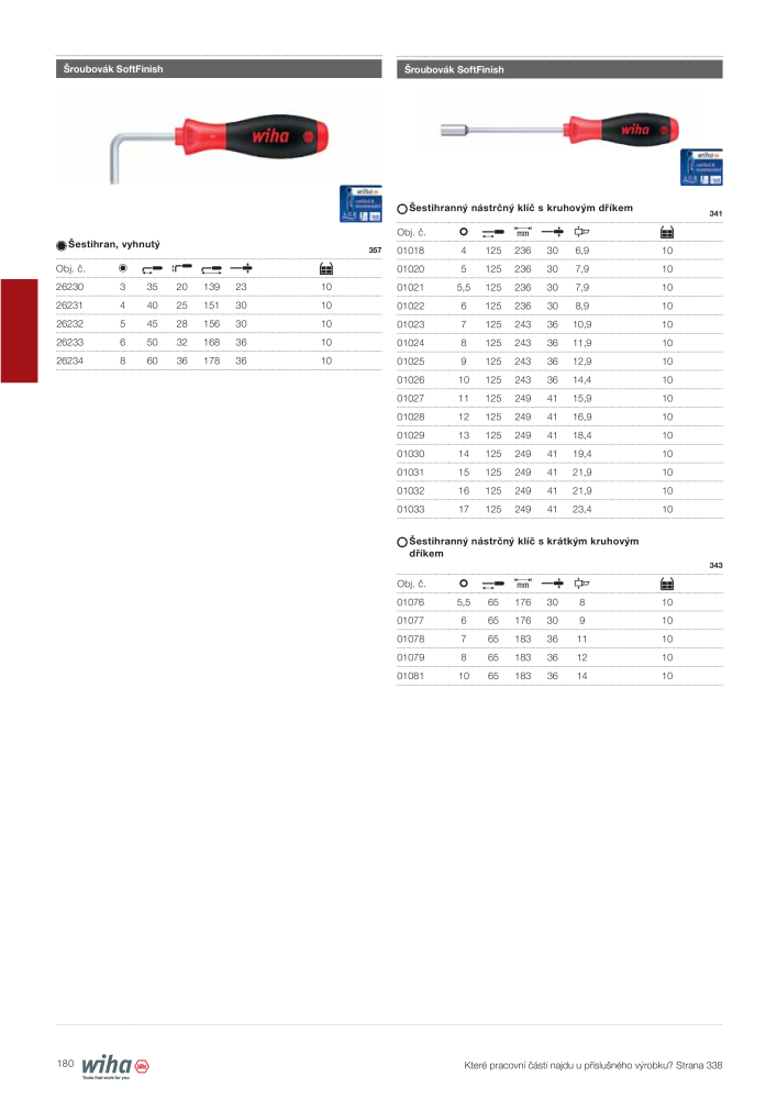 Hlavní katalog Wiha Nº: 2399 - Página 180
