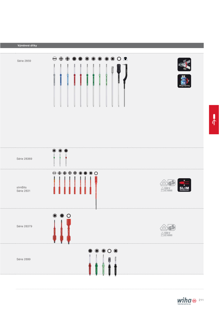 Hlavní katalog Wiha Č. 2399 - Strana 211