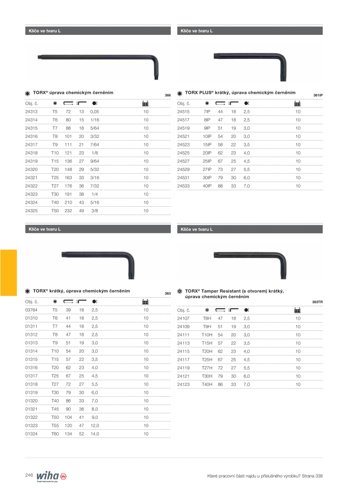 Hlavní katalog Wiha NR.: 2399 - Seite 246