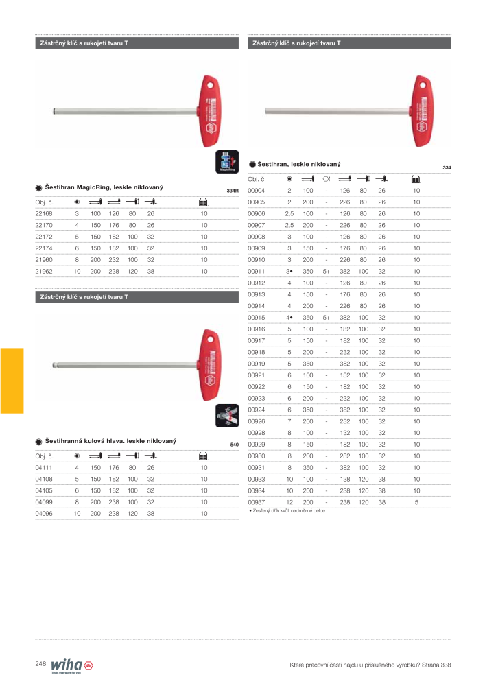 Hlavní katalog Wiha NR.: 2399 - Pagina 248