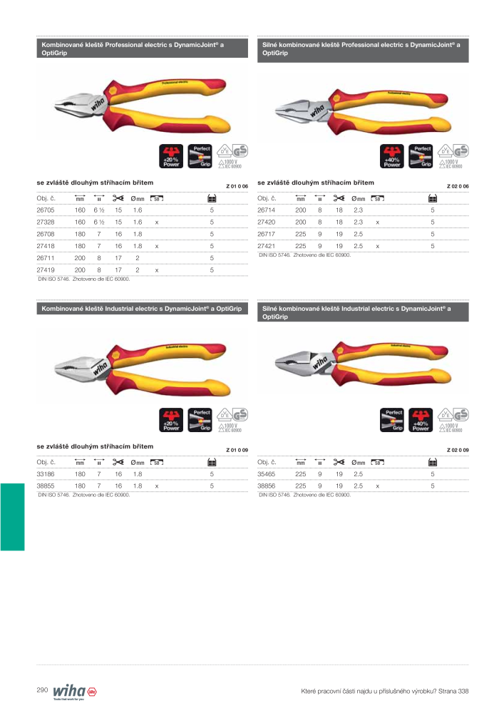 Hlavní katalog Wiha Nº: 2399 - Página 290