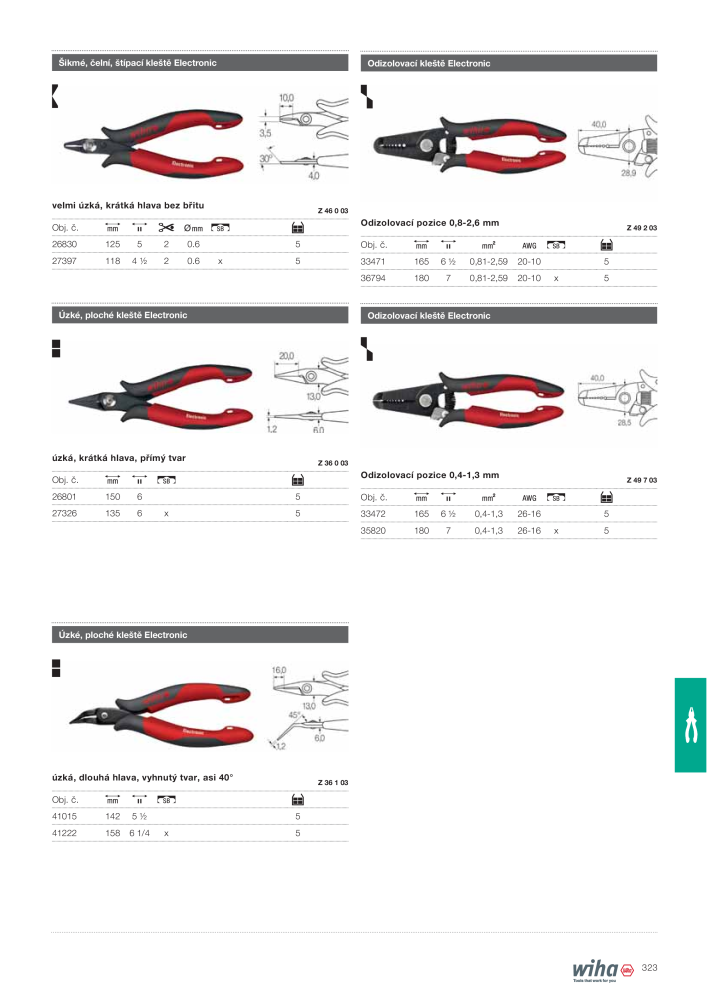 Hlavní katalog Wiha NR.: 2399 - Side 323