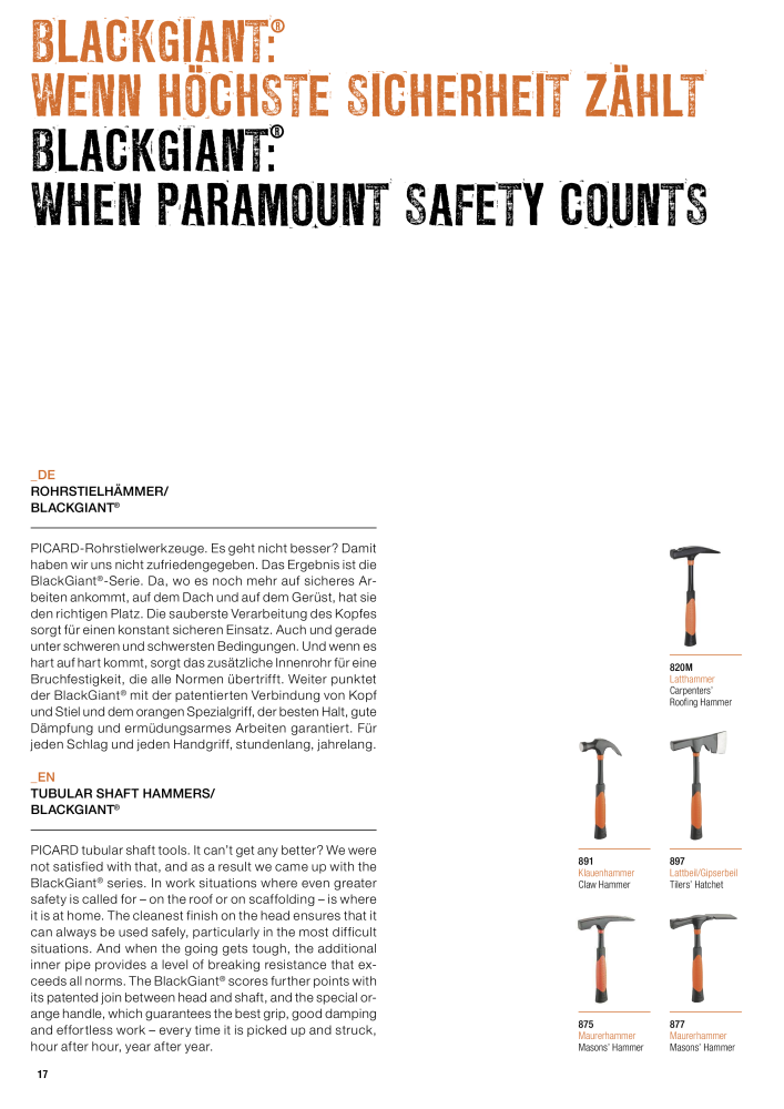 PICARD Katalog Hämmer NR.: 240 - Seite 20