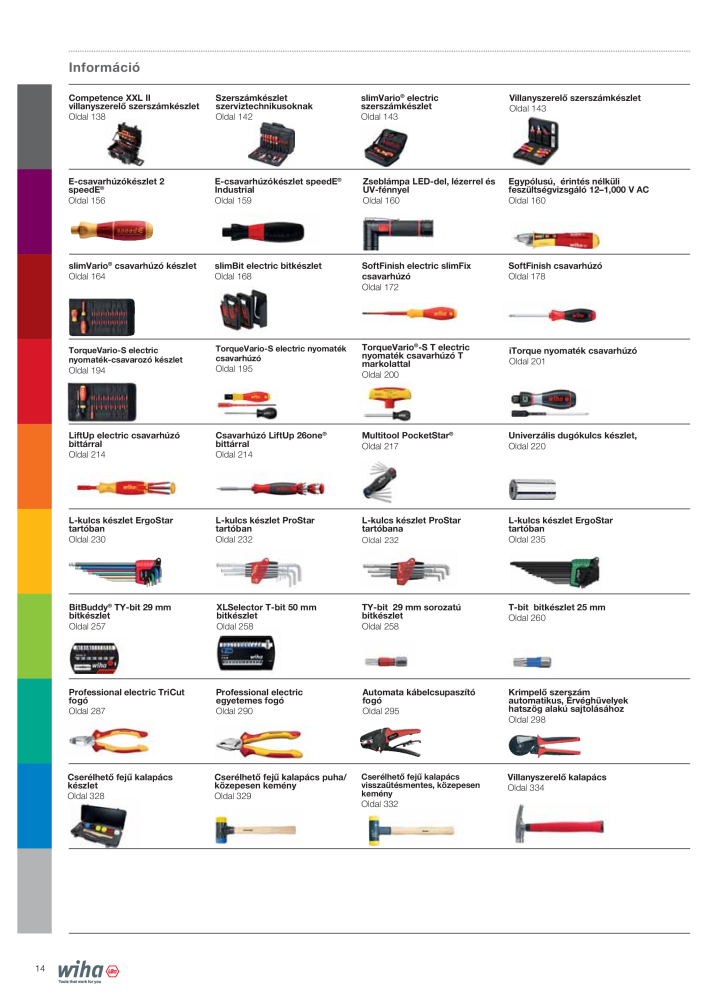 Wiha főkatalógusa Nº: 2400 - Página 14