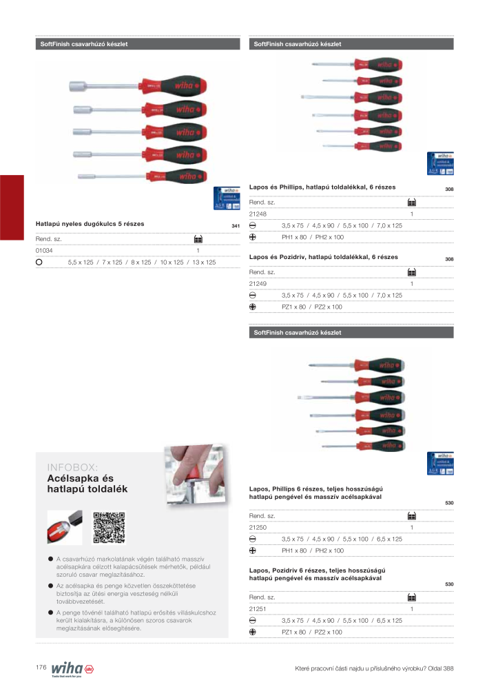 Wiha főkatalógusa NEJ.: 2400 - Sida 176