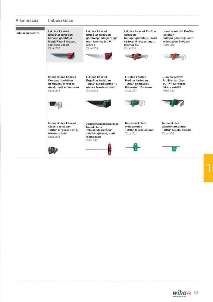 Wiha főkatalógusa NR.: 2400 - Strona 229