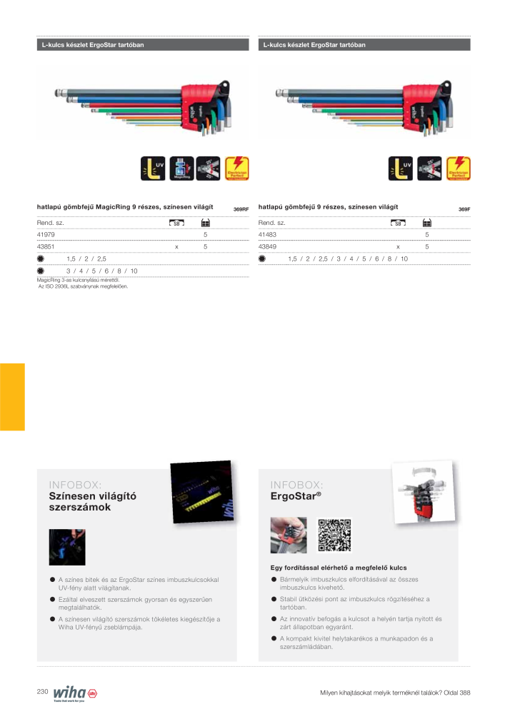 Wiha főkatalógusa Č. 2400 - Strana 230