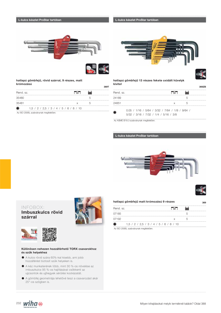 Wiha főkatalógusa NEJ.: 2400 - Sida 232