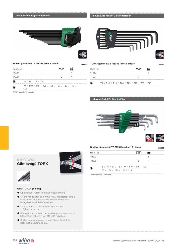 Wiha főkatalógusa NEJ.: 2400 - Sida 236