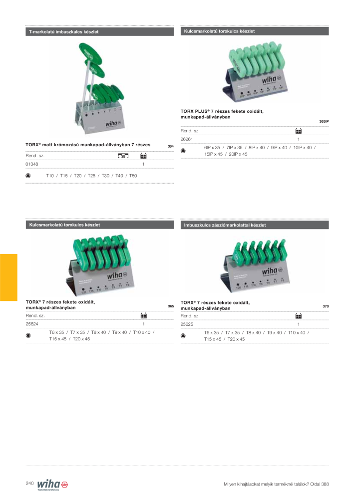 Wiha főkatalógusa n.: 2400 - Pagina 240