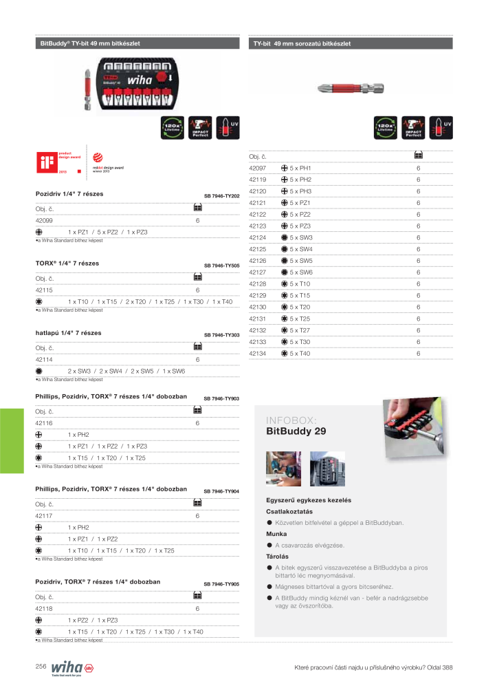 Wiha főkatalógusa NR.: 2400 - Seite 256