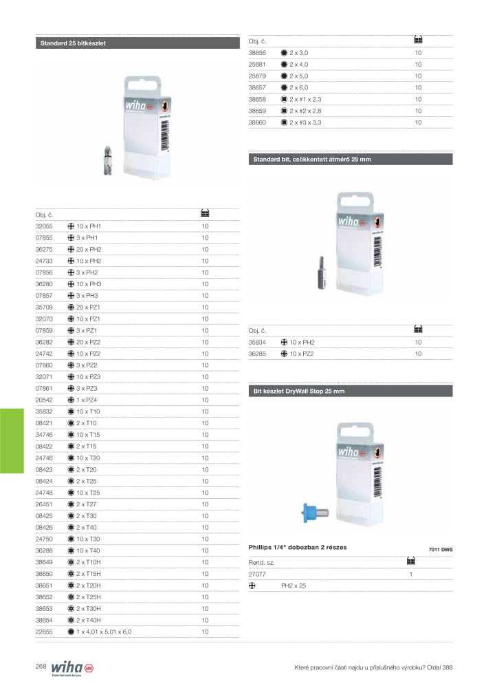 Wiha főkatalógusa Nb. : 2400 - Page 268