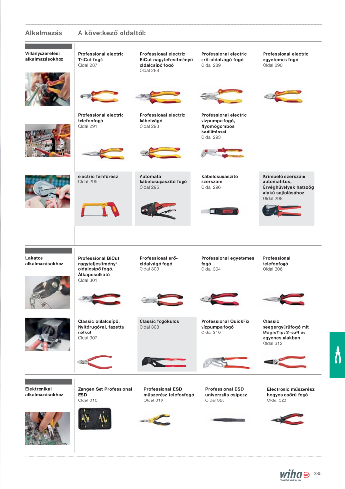 Wiha főkatalógusa NR.: 2400 - Side 285