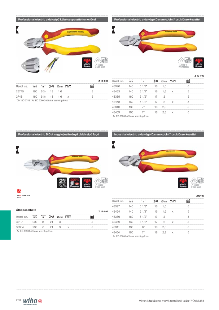 Wiha főkatalógusa n.: 2400 - Pagina 288