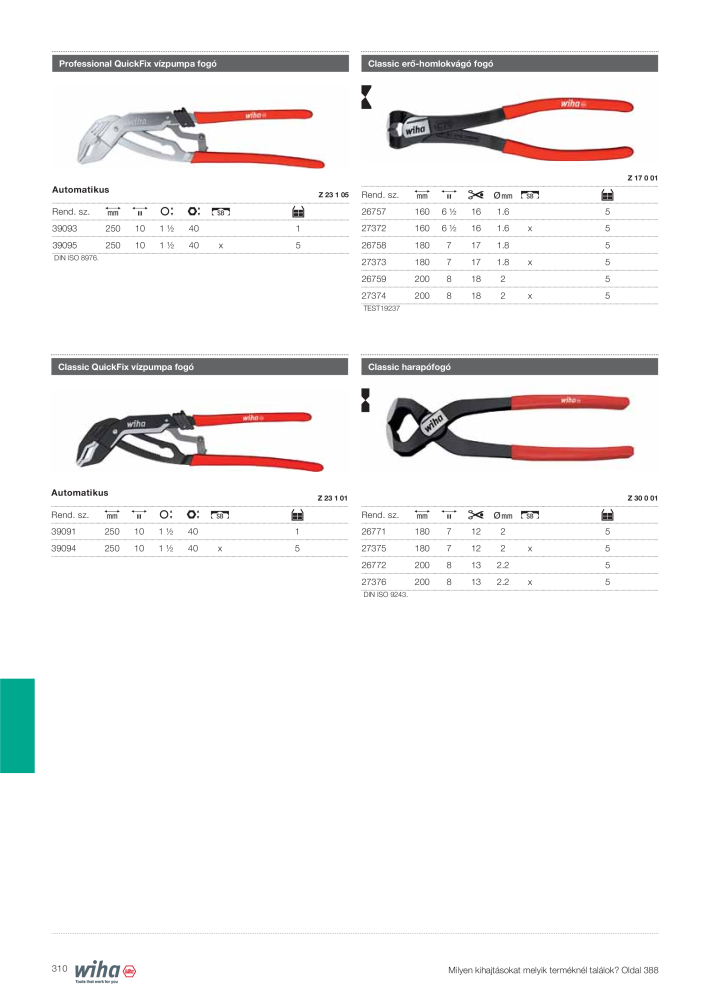 Wiha főkatalógusa NR.: 2400 - Seite 310