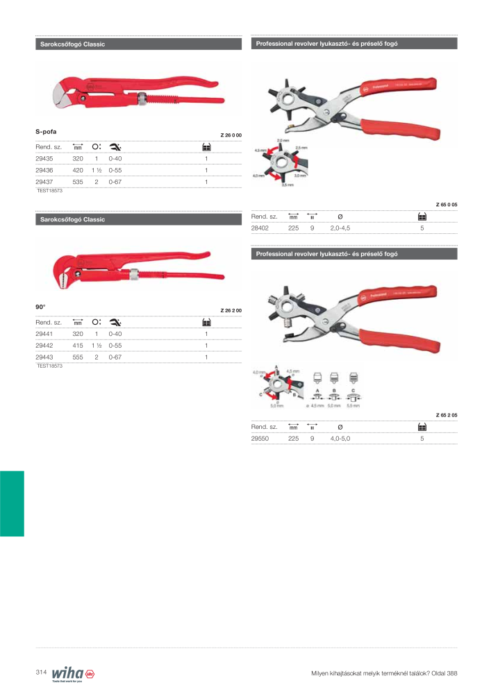 Wiha főkatalógusa NR.: 2400 - Seite 314