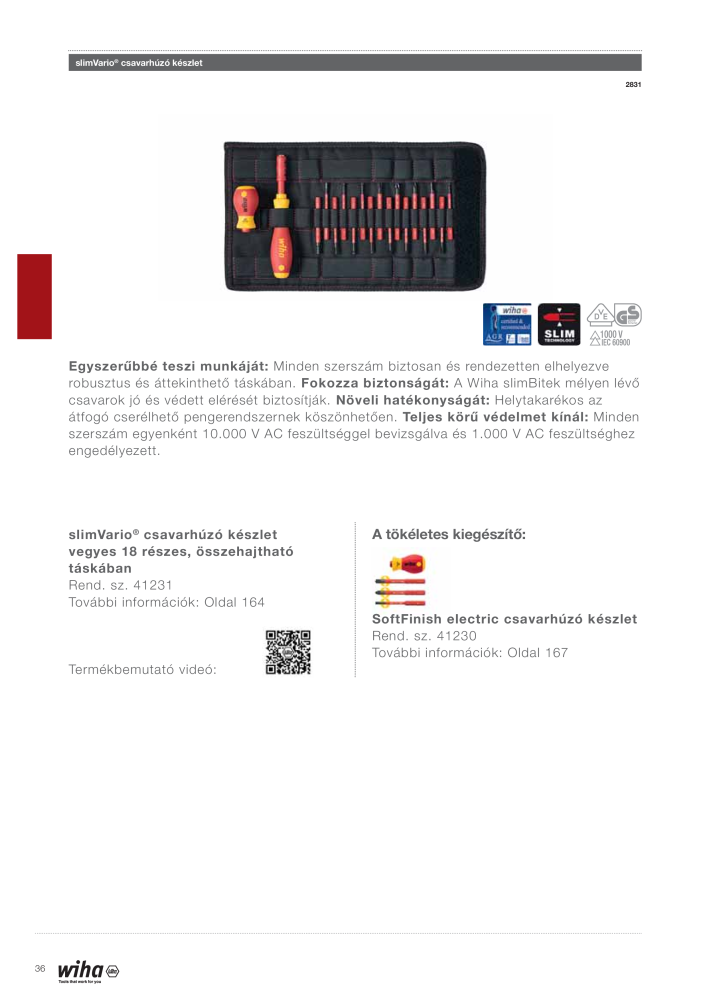 Wiha főkatalógusa NO.: 2400 - Page 36