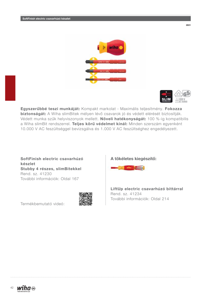 Wiha főkatalógusa Č. 2400 - Strana 42