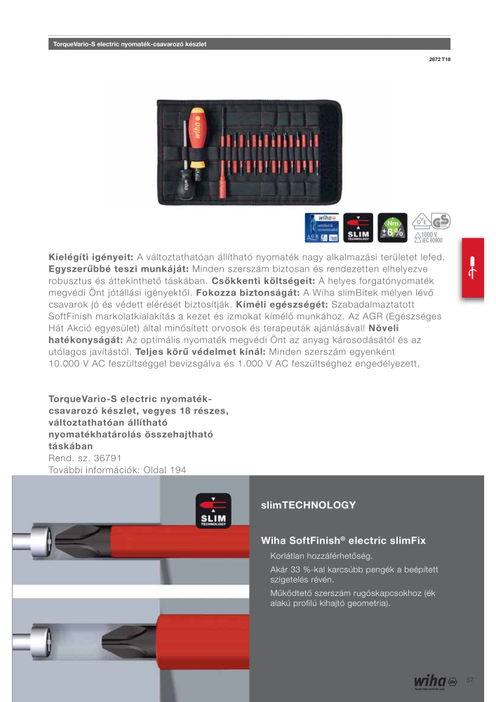 Wiha főkatalógusa NR.: 2400 - Seite 57