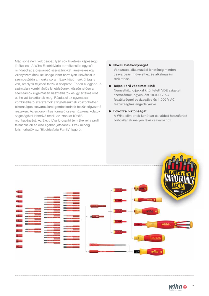 Wiha szerszámok villanyszerelők számára n.: 2401 - Pagina 7