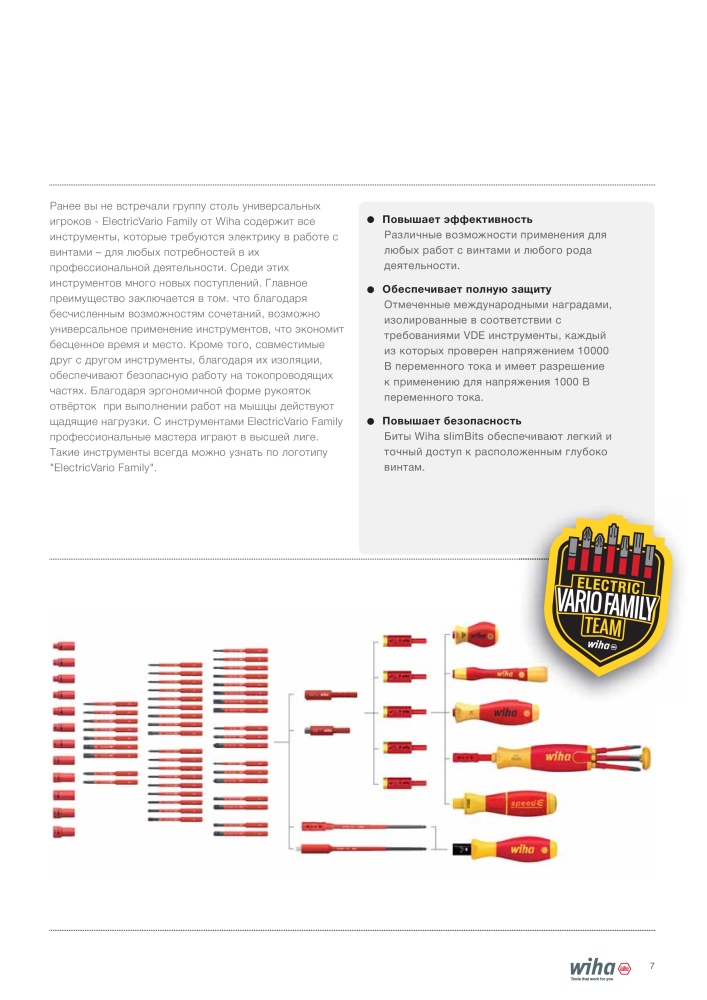 Инструменты Wiha для электриков NO.: 2402 - Page 7