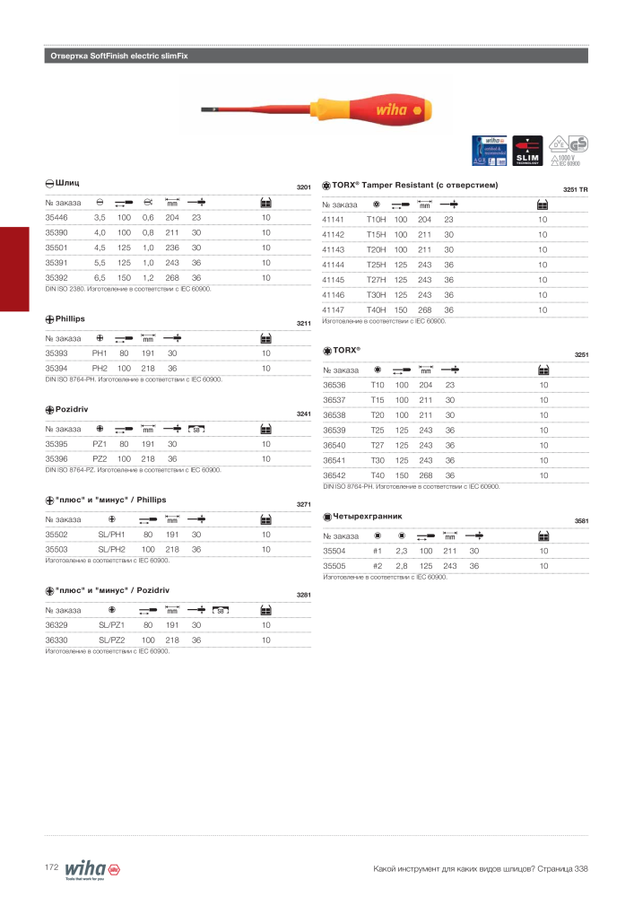 Wiha основной каталог NR.: 2403 - Strona 172