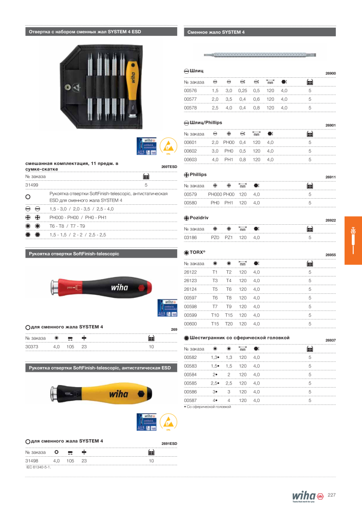 Wiha основной каталог NR.: 2403 - Seite 227