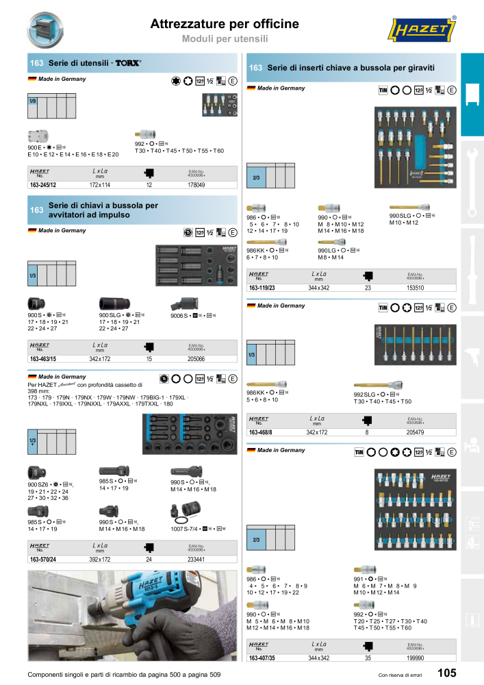 HAZET catalogo principale Nb. : 2407 - Page 105