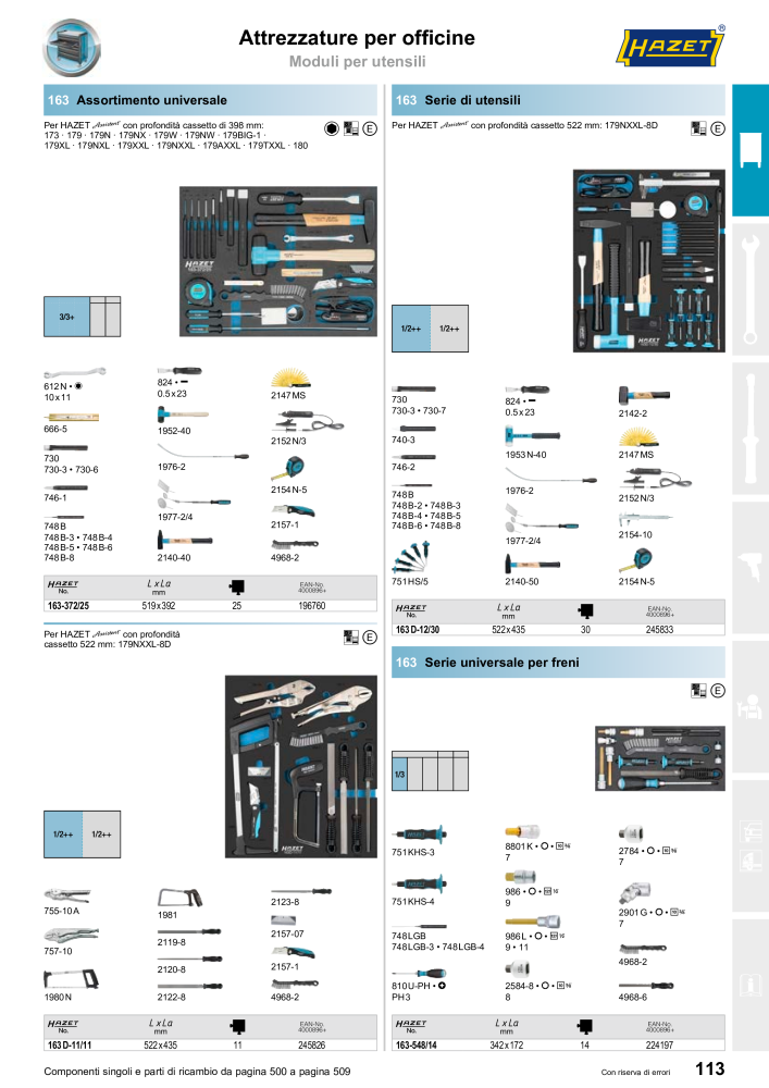 HAZET catalogo principale NR.: 2407 - Pagina 115